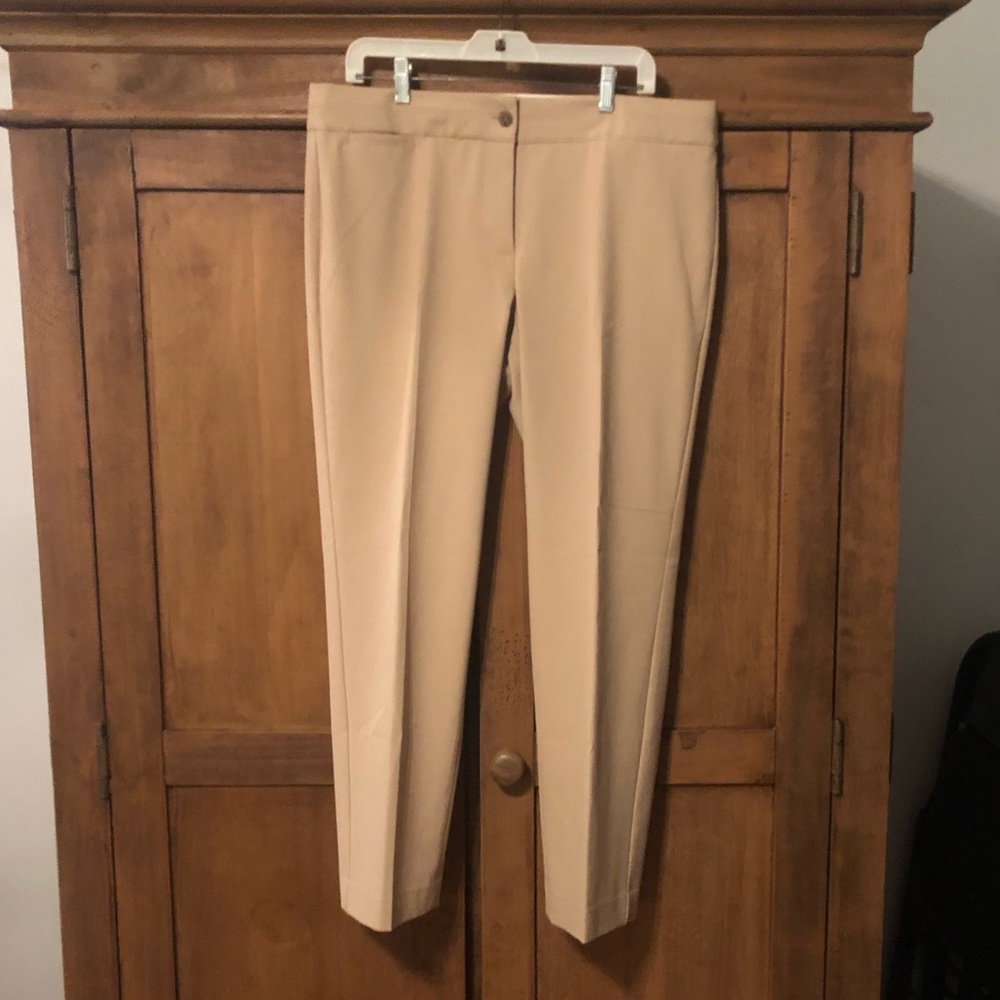 Talbots Khaki Capri pants Size 14